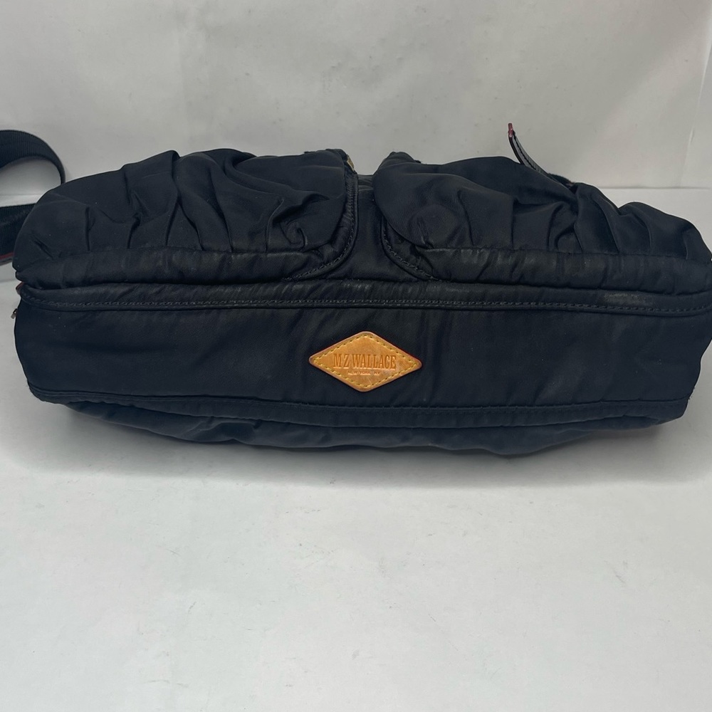 MZ Wallace Mia Paige Bedford Black Messenger Shoulder Bag - Picture 6 of 12